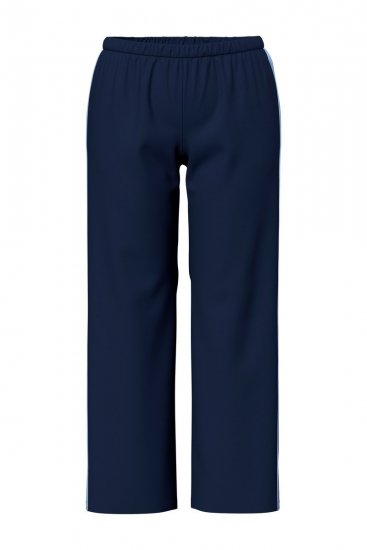 Ulla Popken 851245 Pijama às riscas Azul-marinho - Pijamas/Loungewear - 
