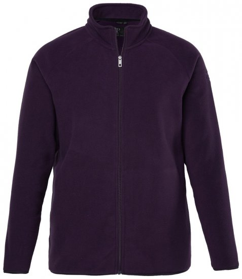 JP1880 851362 Casaco polar com gola alta Roxo escuro TALL - TALL casacos - Casacos TALL para homens altos