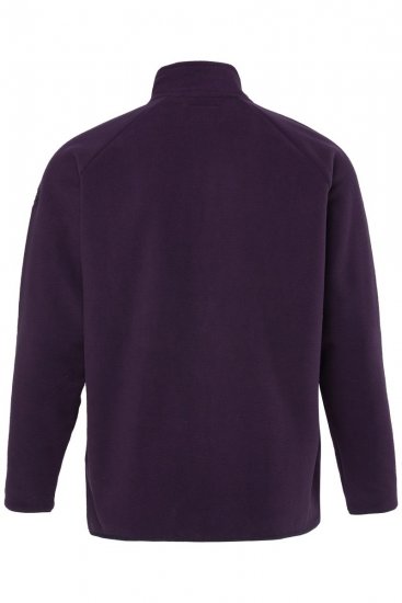 JP1880 851362 Casaco polar com gola alta Roxo escuro TALL - TALL casacos - Casacos TALL para homens altos