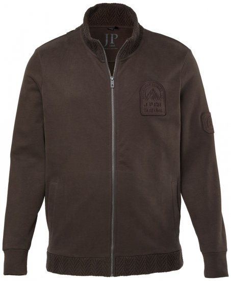 JP1880 851387 Casaco de fato de treino com fecho Avelã TALL - TALL camisolas - Sweatshirts TALL para Homem Alto