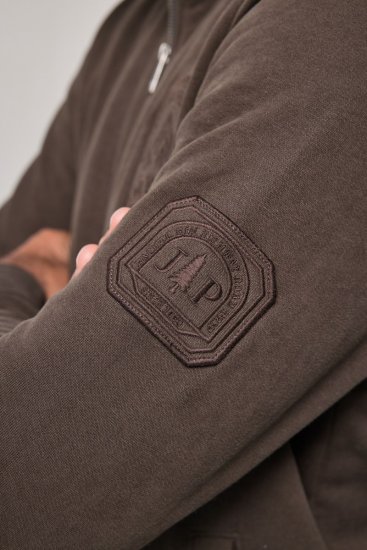 JP1880 851387 Casaco de fato de treino com fecho Avelã TALL - TALL camisolas - Sweatshirts TALL para Homem Alto
