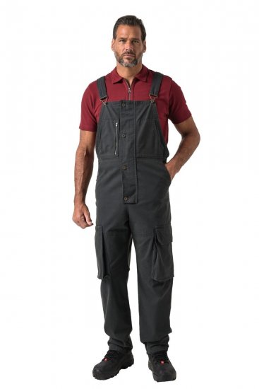 JP1880 851722 Jardineiras com fecho Antracite - Jeans & calças - Jeans & Calças Tamanhos Grandes Homem