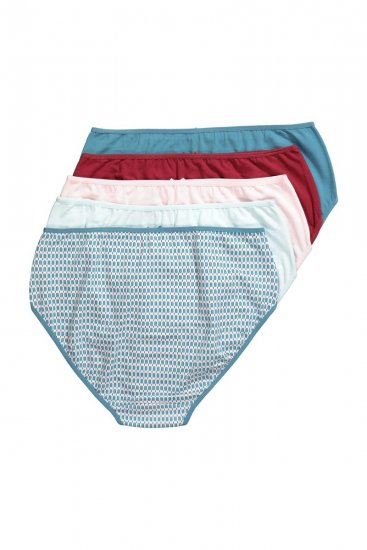 Ulla Popken 851725 Cuecas com padrão pack de 5 Lilás - Cuecas - 