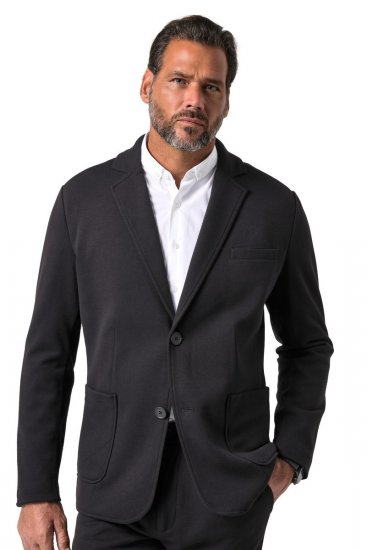 JP1880 Naples Flexnamic Blazer em jersey Preto - Fatos - Fatos de Homem Tamanhos Grandes