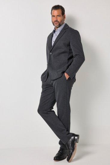 JP1880 Naples Flexnamic Blazer em jersey Cinzento escuro mesclado - Fatos - Fatos de Homem Tamanhos Grandes
