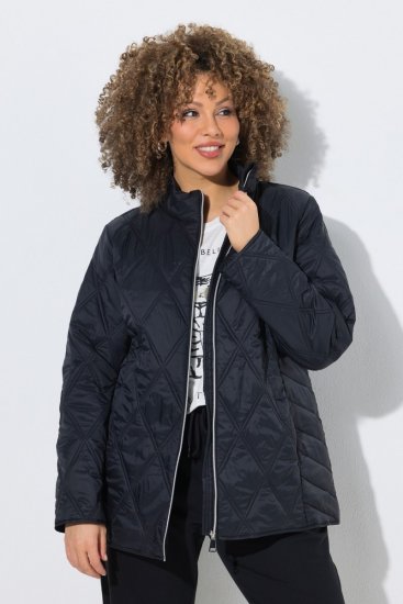 Ulla Popken 851777 Casaco acolchoado Preto - Jaquetas - Casacos plus size para mulher