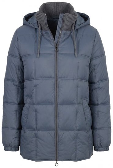 Ulla Popken 851791 Casaco acolchoado Azul-marinho - Jaquetas - Casacos plus size para mulher