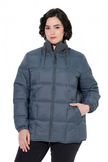 Ulla Popken 851791 Casaco acolchoado Azul-marinho - Jaquetas - Casacos plus size para mulher