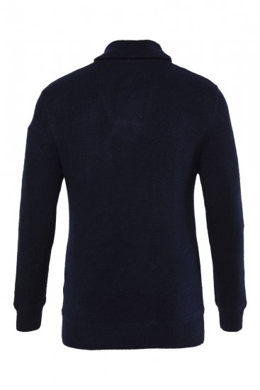 JP1880 851795 Camisola de malha com gola xaile Azul-marinho TALL - TALL camisolas - Sweatshirts TALL para Homem Alto