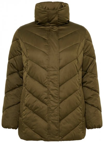 Ulla Popken 851799 Corta-vento Verde azeitona - Jaquetas - Casacos plus size para mulher