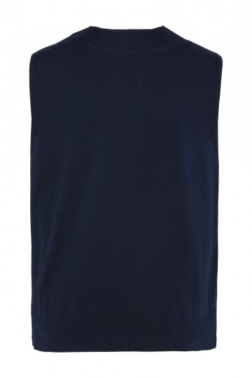 JP1880 851800 Colete de tweed em espinha Azul-marinho - Fatos - Fatos de Homem Tamanhos Grandes