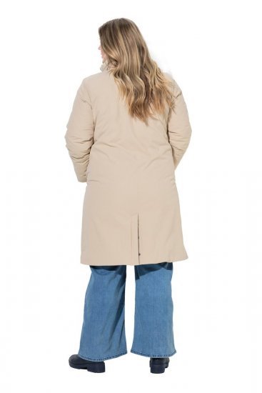 Ulla Popken 851811 Sobretudo acolchoado Bege - Casacos - Casacos de Mulher em Tamanhos Grandes