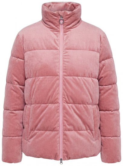 Ulla Popken 851819 Casaco de bombazina Rosa velho - Jaquetas - Casacos plus size para mulher