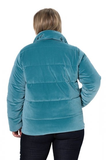 Ulla Popken 851819 Casaco de bombazina Cinzento - Jaquetas - Casacos plus size para mulher