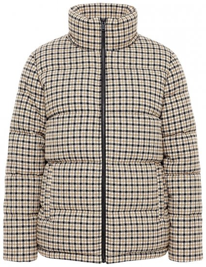 Ulla Popken 851822 Sobretudo acolchoado Branco sujo - Casacos - Casacos de Mulher em Tamanhos Grandes