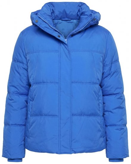 Ulla Popken 851832 Casaco acolchoado Petróleo - Jaquetas - Casacos plus size para mulher