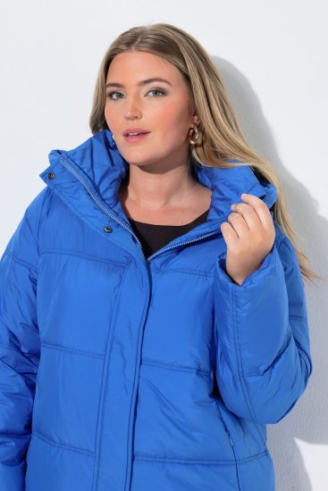 Ulla Popken 851832 Casaco acolchoado Petróleo - Jaquetas - Casacos plus size para mulher