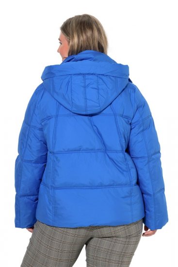 Ulla Popken 851832 Casaco acolchoado Petróleo - Jaquetas - Casacos plus size para mulher