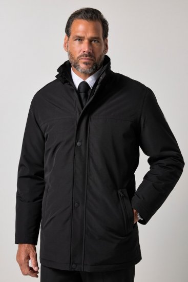 JP1880 852348 Casaco business impermeável Preto TALL - TALL casacos - Casacos TALL para homens altos