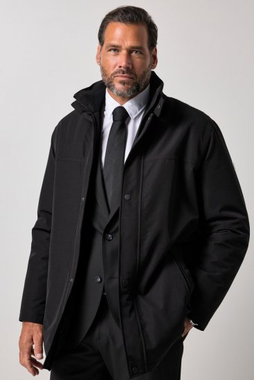 JP1880 852348 Casaco business impermeável Preto TALL - TALL casacos - Casacos TALL para homens altos
