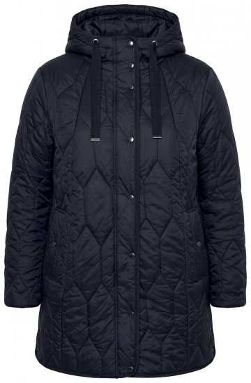 Ulla Popken 852413 Casaco acolchoado Preto - Jaquetas - Casacos plus size para mulher