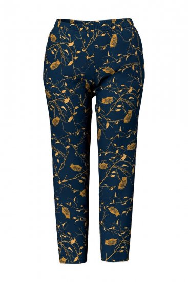 Ulla Popken 852577 Pijama com padrão Azul-marinho - Pijamas/Loungewear - 