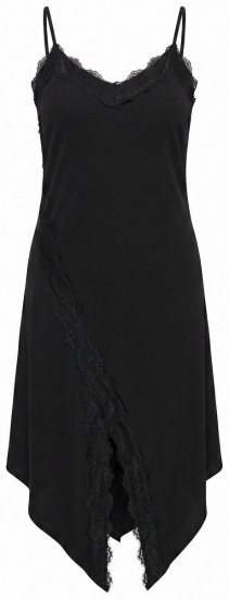 Ulla Popken 852636 Vestido traçado Preto - Vestidos em jersey - 