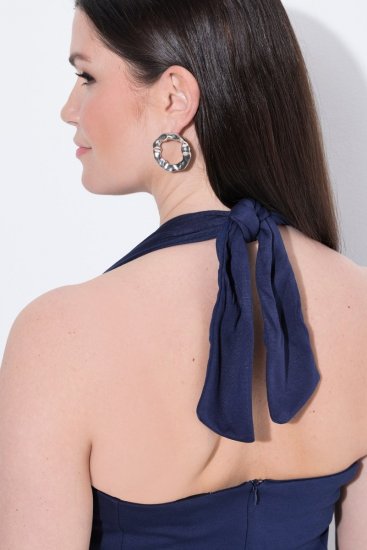 Ulla Popken 852680 Vestido de noite Azul-marinho - Vestidos de noite - Vestidos de festa em tamanhos grandes