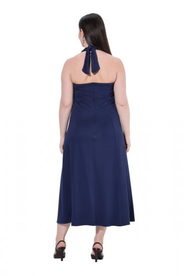 Ulla Popken 852680 Vestido de noite Azul-marinho - Vestidos de noite - Vestidos de festa em tamanhos grandes