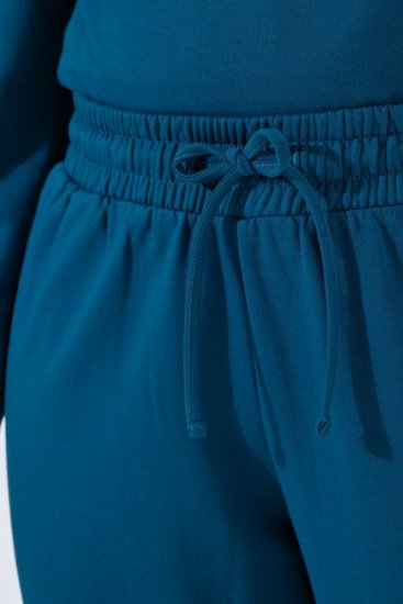 Ulla Popken 852725 Calças de estar em casa Petróleo - Pijamas/Loungewear - 