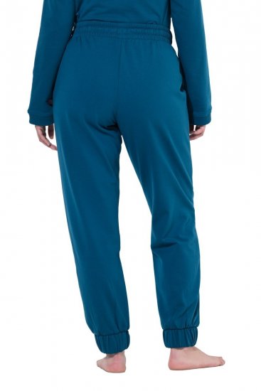 Ulla Popken 852725 Calças de estar em casa Petróleo - Pijamas/Loungewear - 
