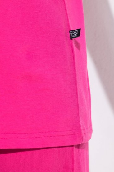 Ulla Popken 852747 Parte de cima de pijama de manga comprida Rosa - Pijamas/Loungewear - 