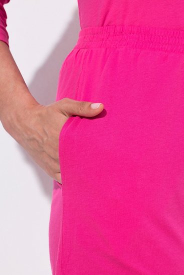 Ulla Popken 852752 Calções de pijama às riscas pack de 2 Rosa - Pijamas/Loungewear - 