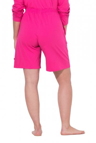 Ulla Popken 852752 Calções de pijama às riscas pack de 2 Rosa - Pijamas/Loungewear - 