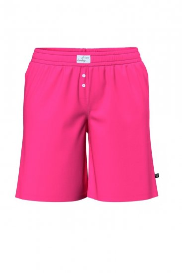Ulla Popken 852752 Calções de pijama às riscas pack de 2 Rosa - Pijamas/Loungewear - 