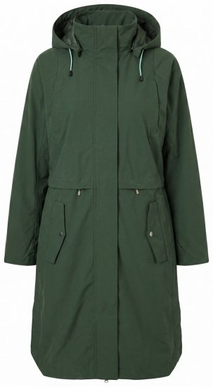Ulla Popken 852901 Sobretudo técnico Verde azeitona - Casacos - Casacos de Mulher em Tamanhos Grandes