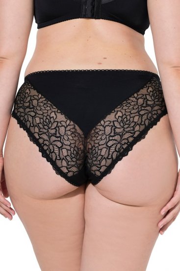 Ulla Popken 853040 Boxers com renda Preto - Cuecas - 