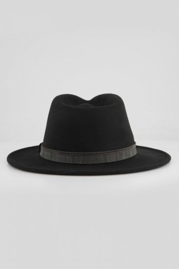 JP1880 853621 Chapéu de lã Preto - Chapéus - 