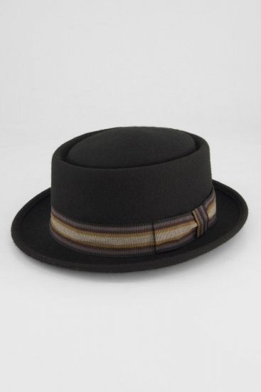 JP1880 853630 Chapéu de lã Preto - Chapéus - 