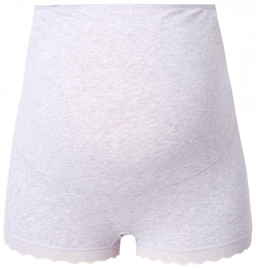 Ulla Popken 853631 Cuecas de grávida com renda Cinzento mesclado - Cuecas - 