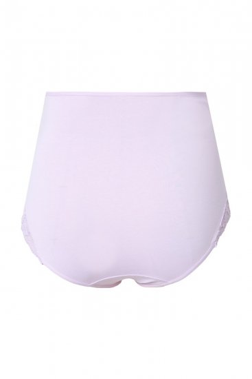 Ulla Popken 853640 Cuecas de grávida com renda Rosa velho - Cuecas - 