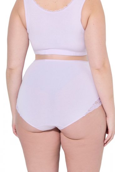 Ulla Popken 853640 Cuecas de grávida com renda Rosa velho - Cuecas - 