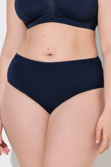 Ulla Popken 853698 Cuecas com renda pack de 5 Preto - Cuecas - 