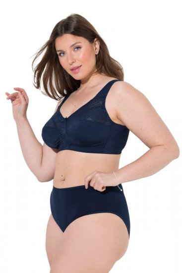 Ulla Popken 853698 Cuecas com renda pack de 5 Preto - Cuecas - 