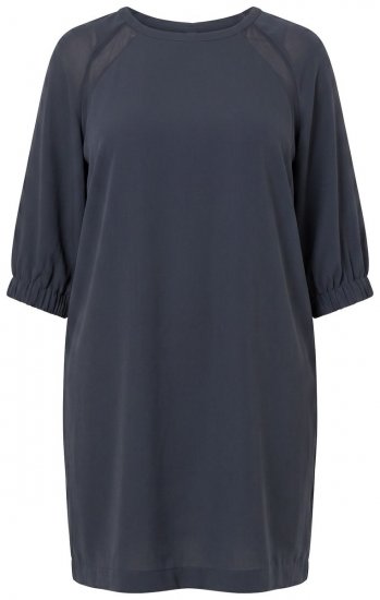 Ulla Popken 853946 Vestido com manga 3/4 Verde azeitona - Vestidos - Vestidos para todos os tamanhos