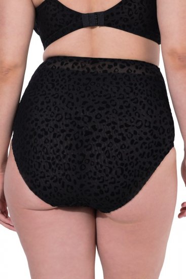 Ulla Popken 854551 Boxers com padrão animal Preto - Cuecas - 