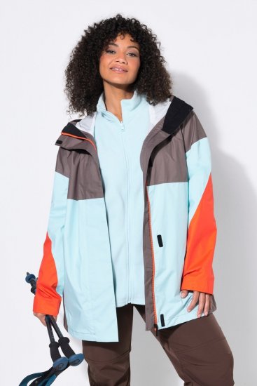 Ulla Popken 855313 Parka Taupe - Casacos - Casacos de Mulher em Tamanhos Grandes