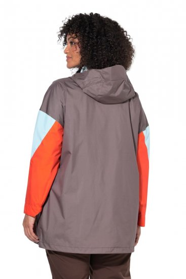 Ulla Popken 855313 Parka Taupe - Casacos - Casacos de Mulher em Tamanhos Grandes