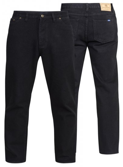Rockford Comfort Jeans Black TALL SIZES - ROUPAS DE HOMEM MT-6XLT - Tamanhos-Tall Homem