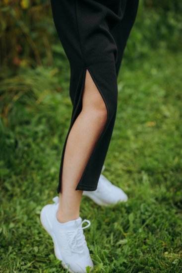 Nora Mikken MARI Maxi Hoodie Dress Black - Sweatshirt & camisolas com capuz - 